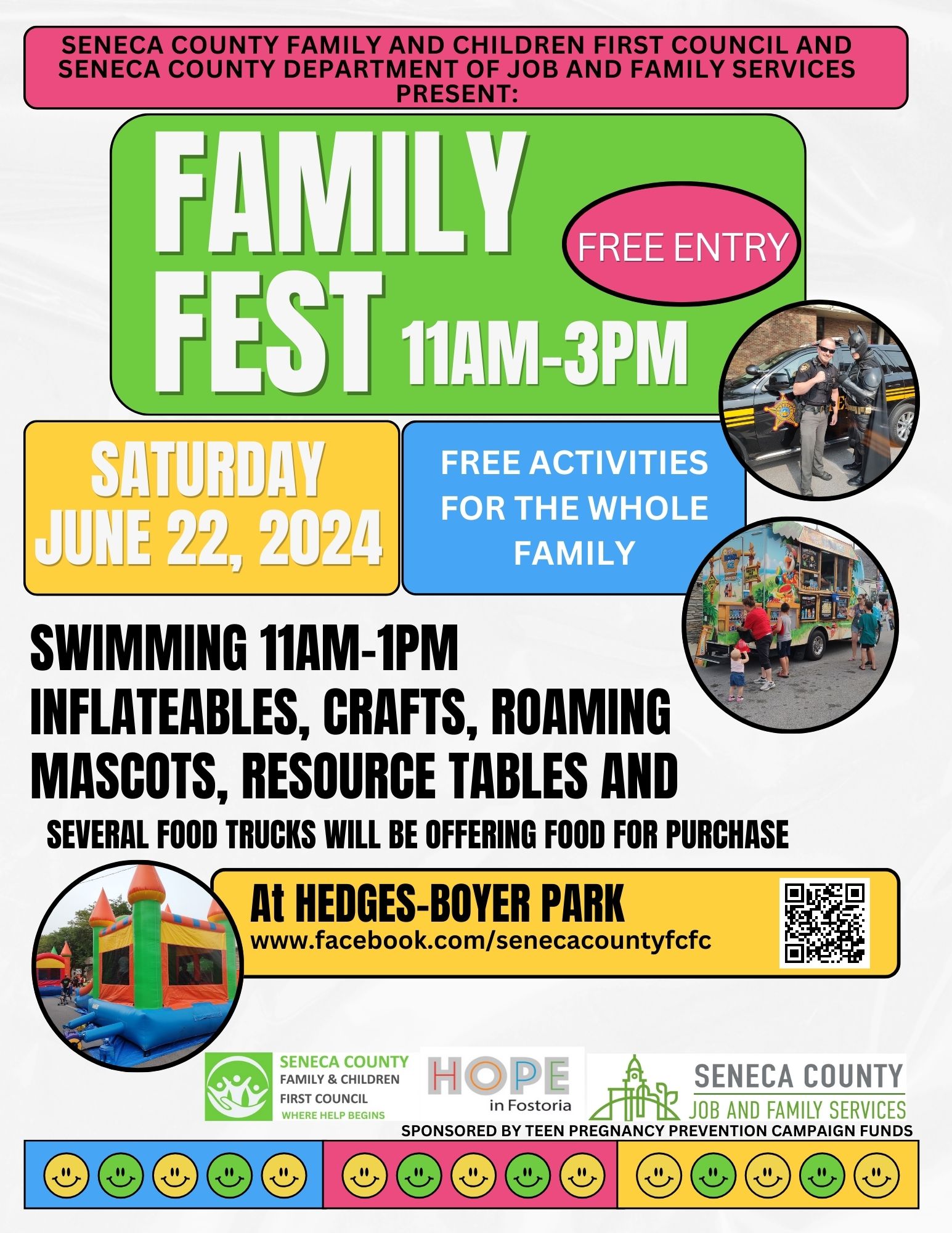 Free Family Fest at Hedges-Boyer Park