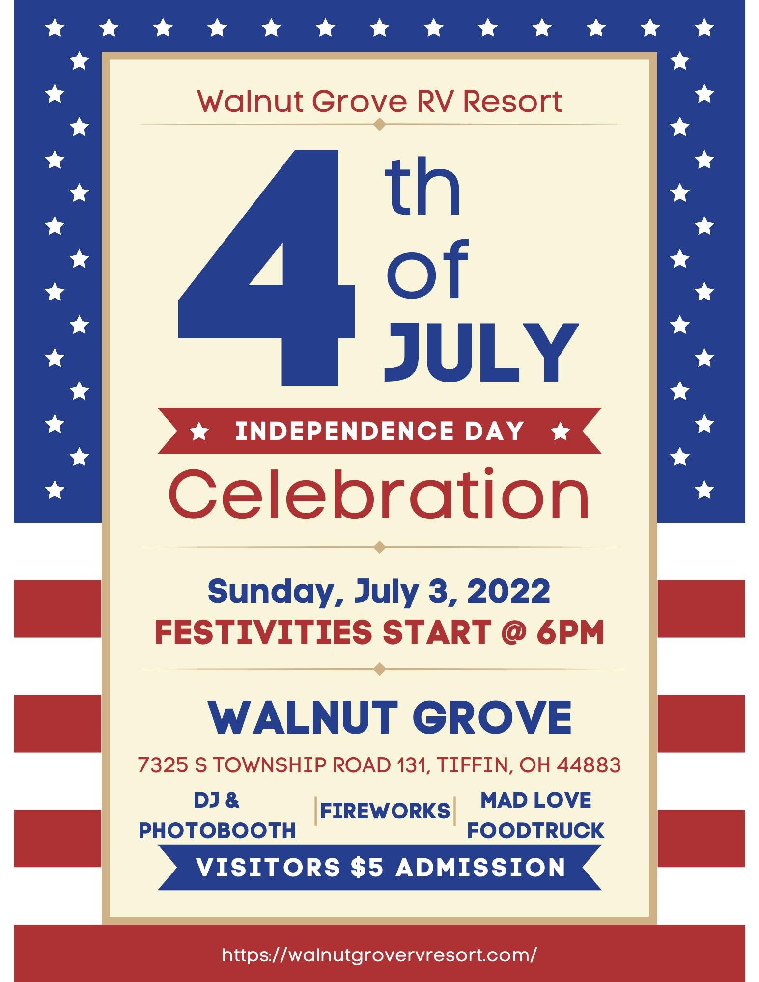 Walnut Grove RV Resort 4th of July Celebration