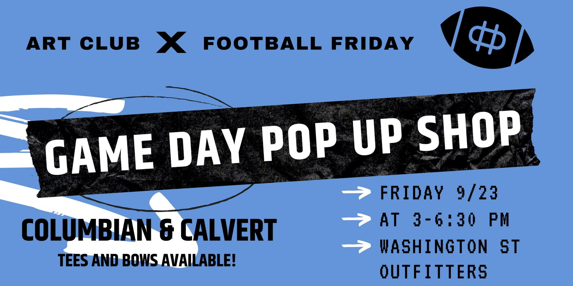 Art Club X Football Friday Pop Up Shop