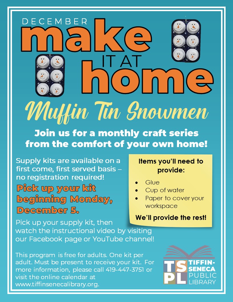 Make It At Home: Muffin Tin Snowmen