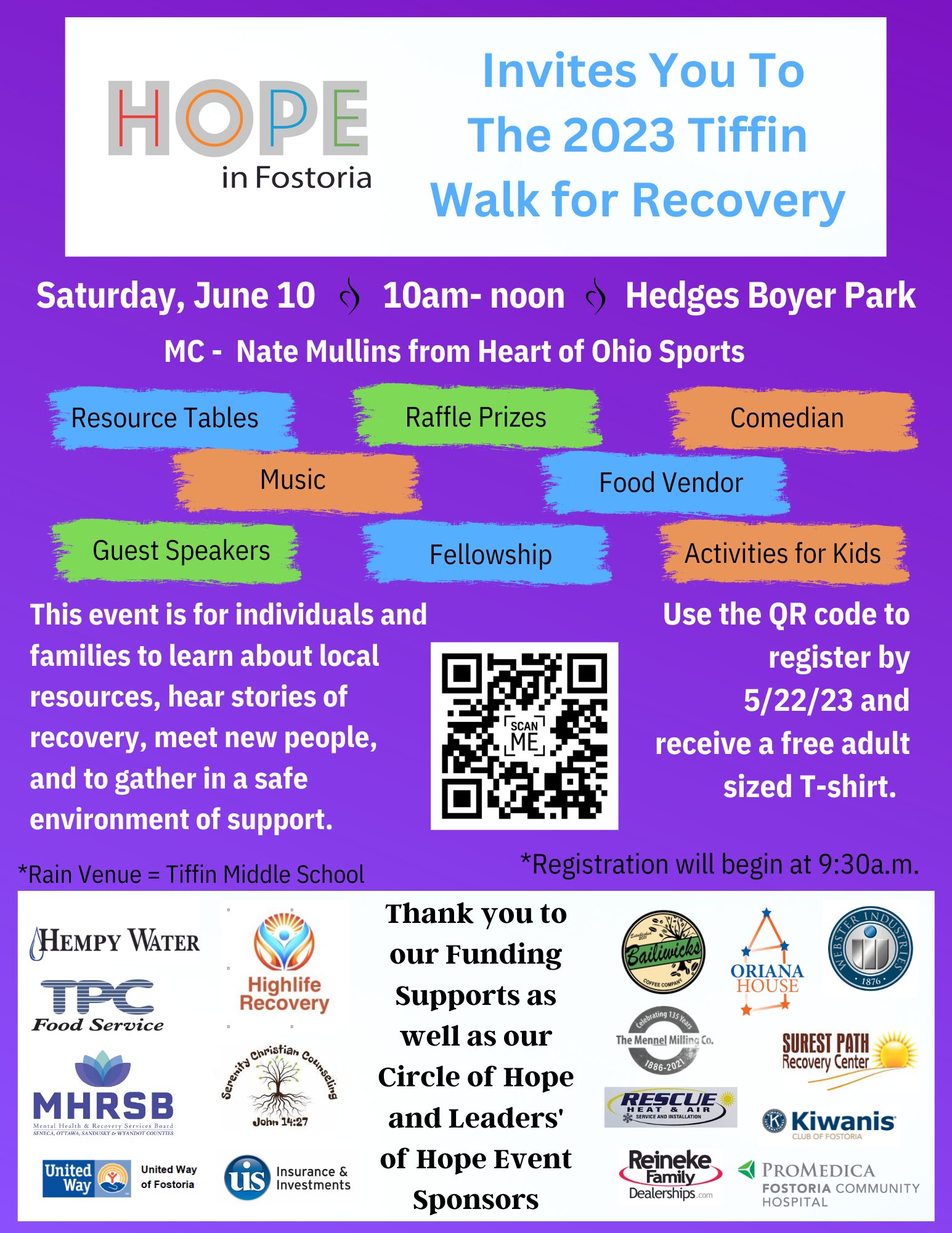 2023 Walk for Recovery-Tiffin