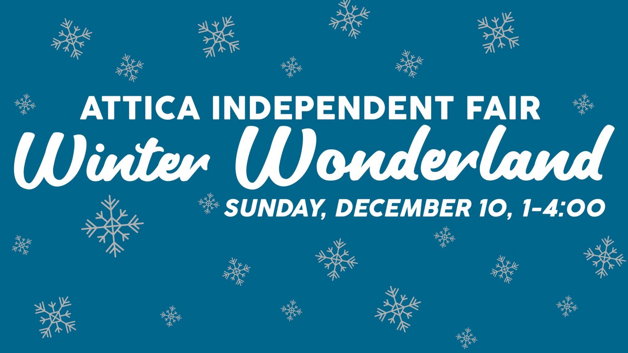 Attica Independent Fair Winter Wonderland