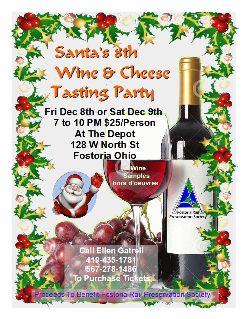 Santa's 8th Wine & Cheese Tasting Party