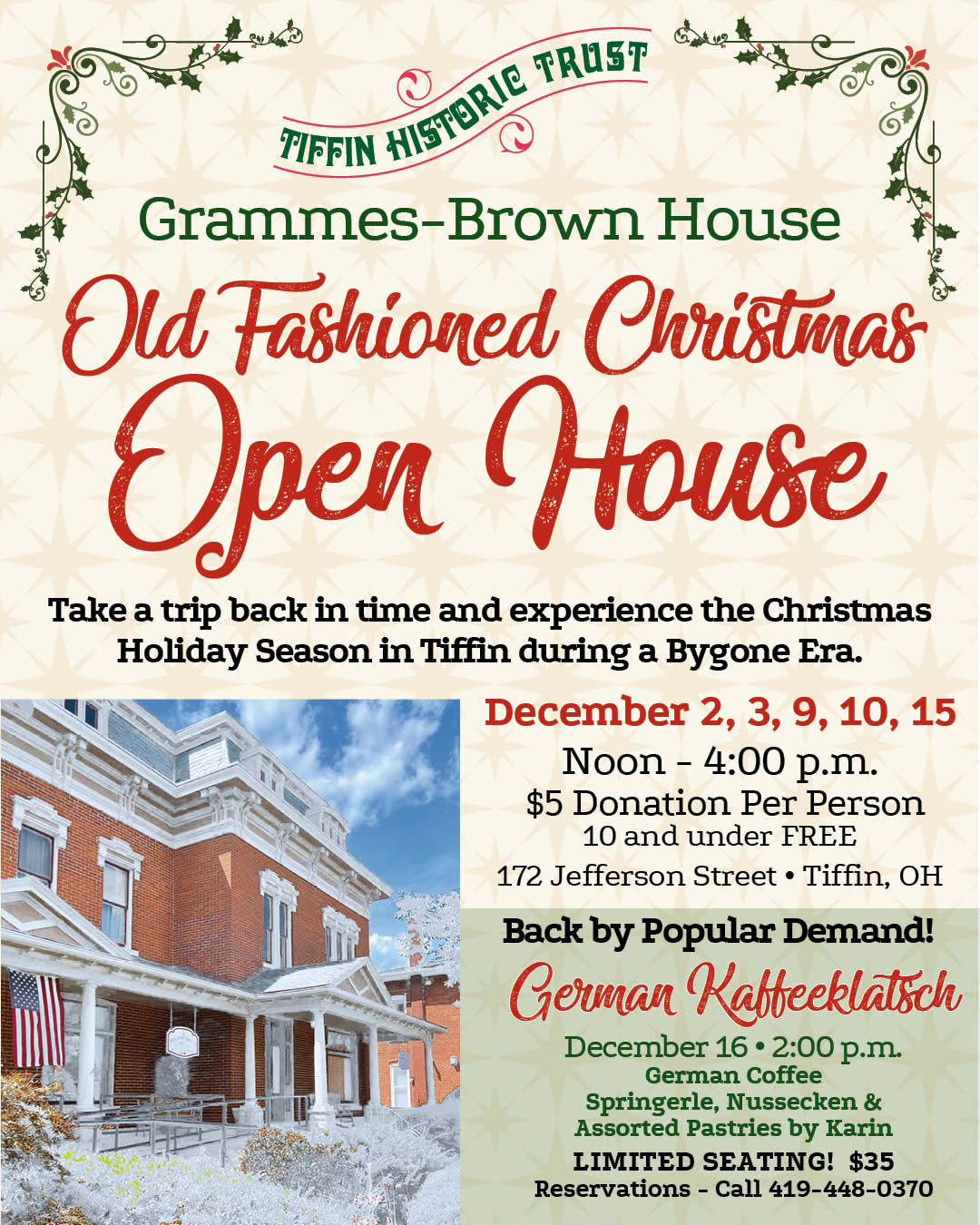 Old Fashioned Christmas Open House