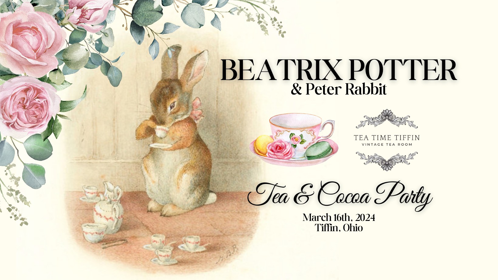 Beatrix Potter and Peter Rabbit Tea & Cocoa Party