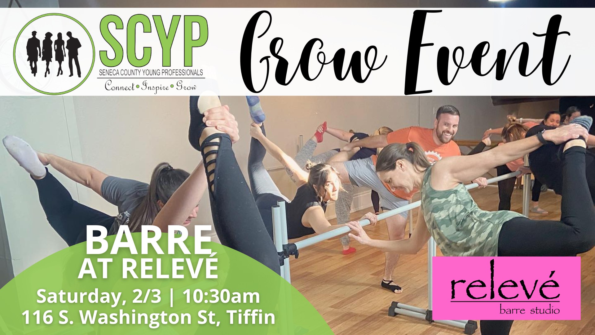 SCYP Grow Event | Barre Class with Relevé Tiffin