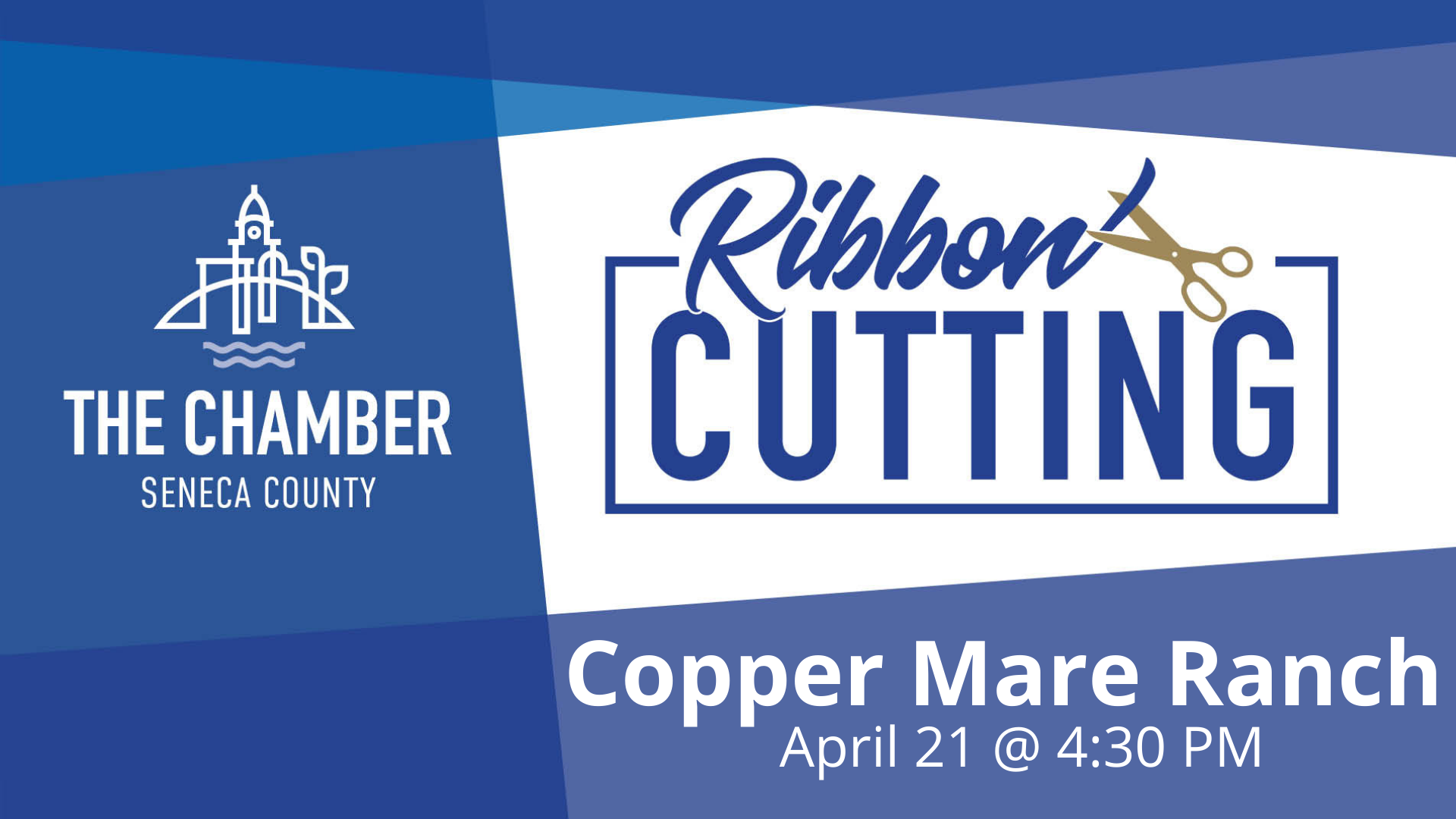 Seneca Regional Chamber:  Ribbon Cutting at Copper Mare Ranch