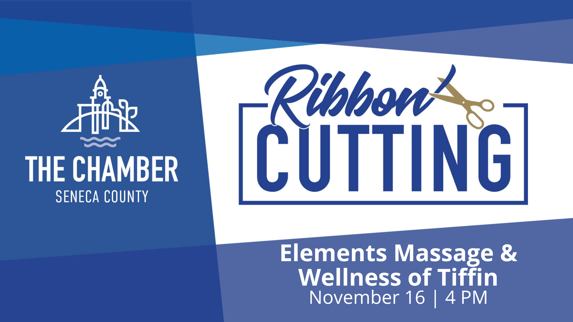 Seneca Regional Chamber: Ribbon Cutting & Open House Elements Massage & Wellness of Tiffin