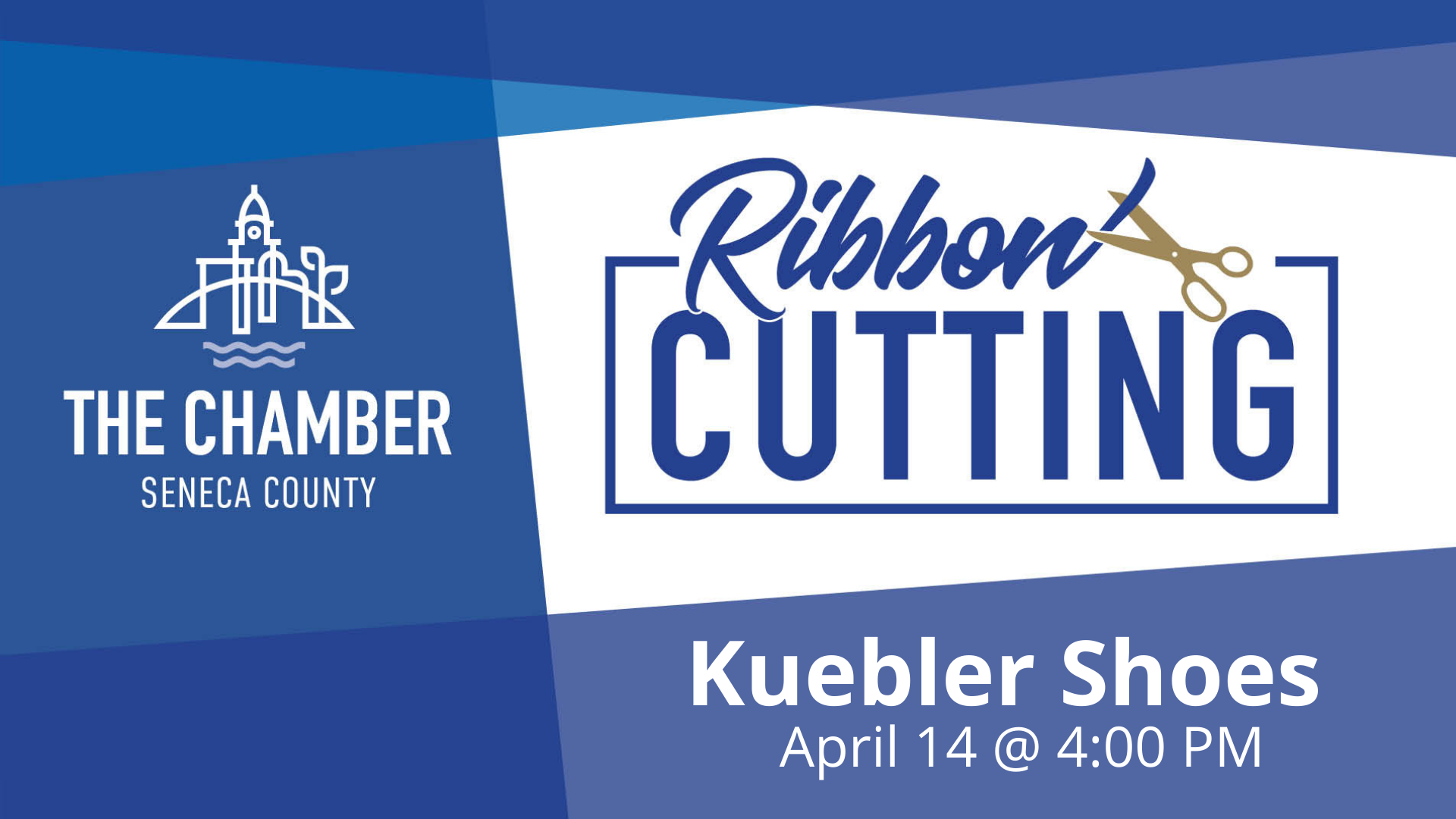 Seneca Regional Chamber: Ribbon Cutting at Kuebler Shoes