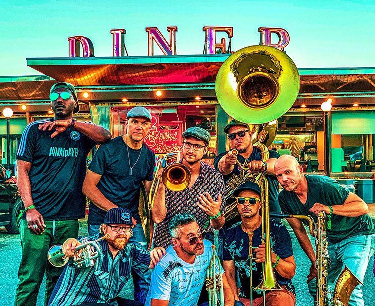 Next on stage for the East Green Concert Series | LowDown Brass Band