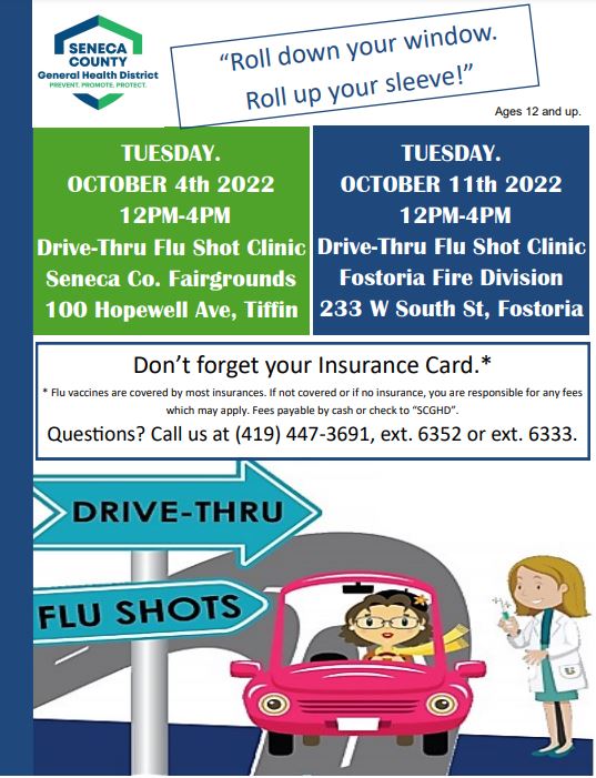 Seneca County General Health District - Drive-thru Flu Vaccine Clinic