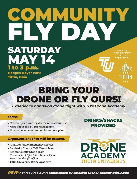 Tiffin University & City of Tiffin Host Drone Community Fly Day
