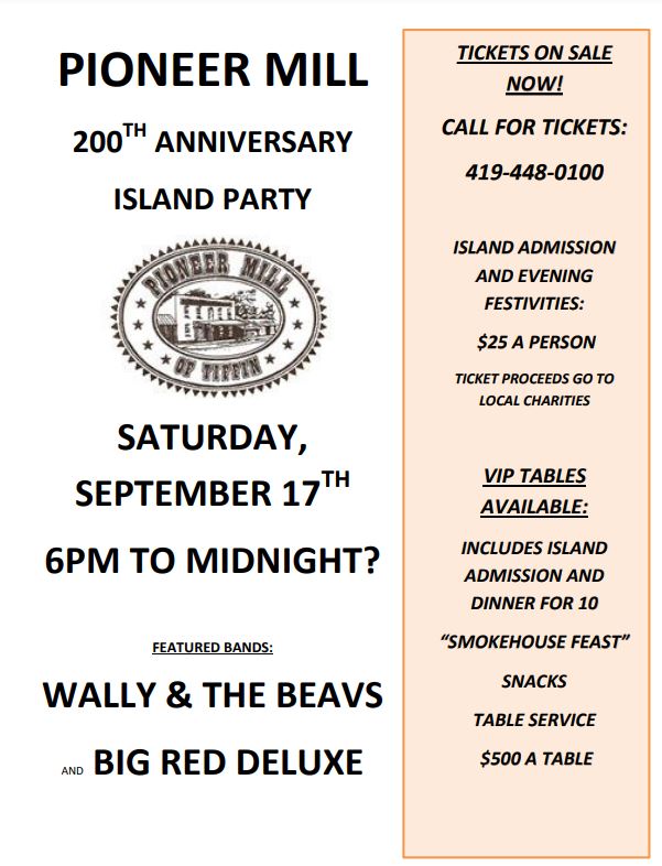 Pioneer Mill 200th Anniversary Island Party