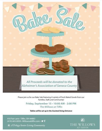 Bake Sale to Benefit Alzheimer's Association of Seneca County