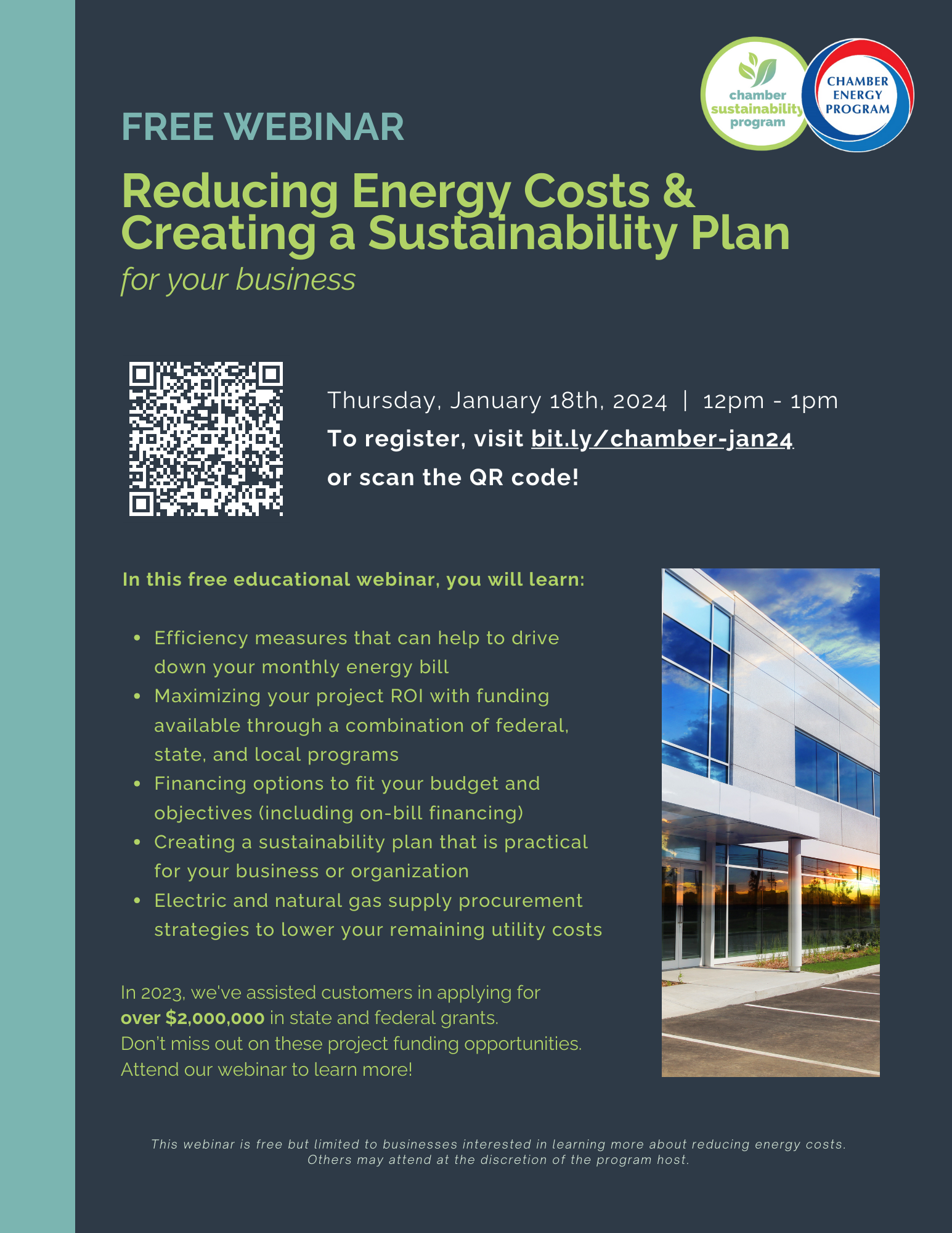 Reducing Energy Costs & Creating a Sustainability Plan