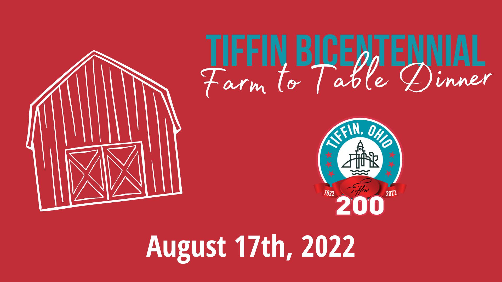 Tiffin Bicentennial: Farm to Table Dinner
