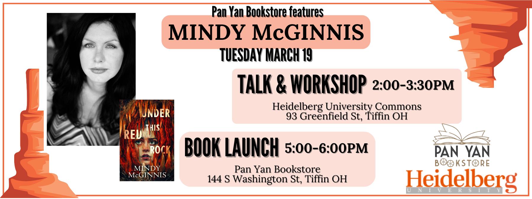 Talk & Workshop with Mindy McGinnis - Under This Red Rock