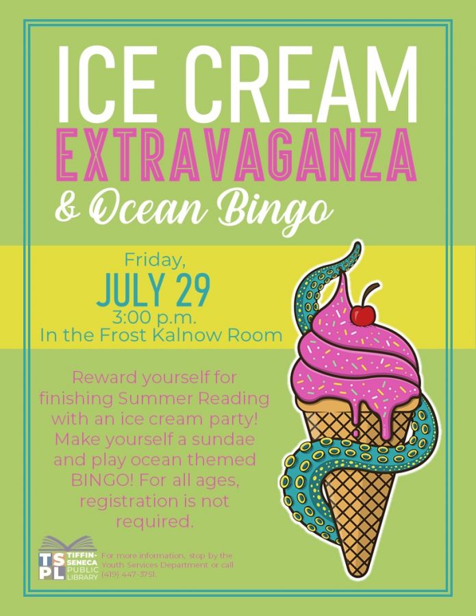 Ice Cream Extravaganza and Ocean BINGO!