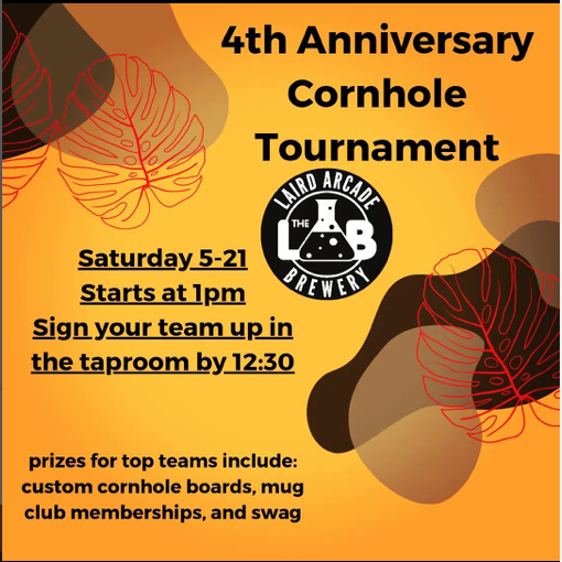 Laird Arcade Brewery - Cornhole Tournament 