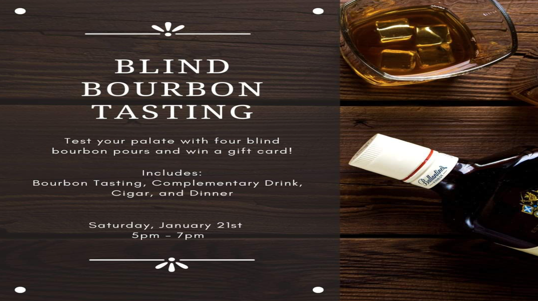Blind Bourbon Tasting