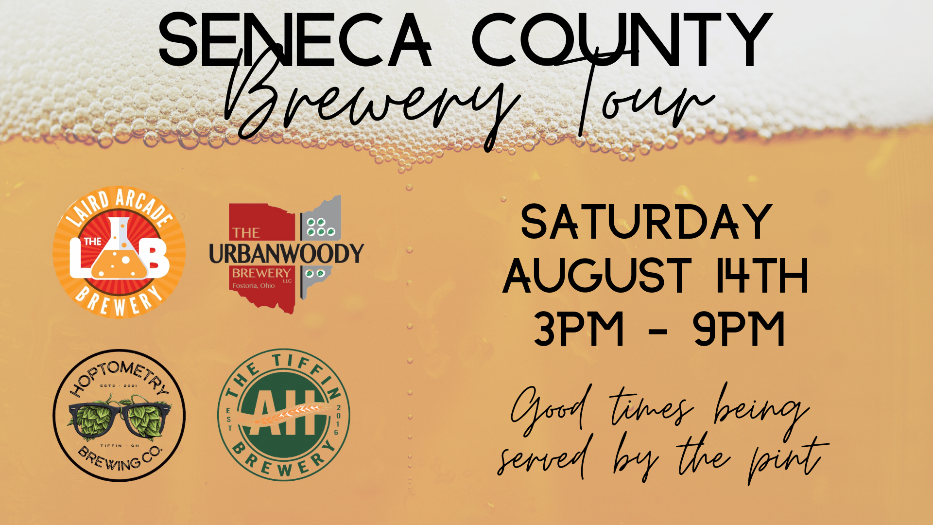 Seneca County Brewery Tour Announced Featuring Local Breweries