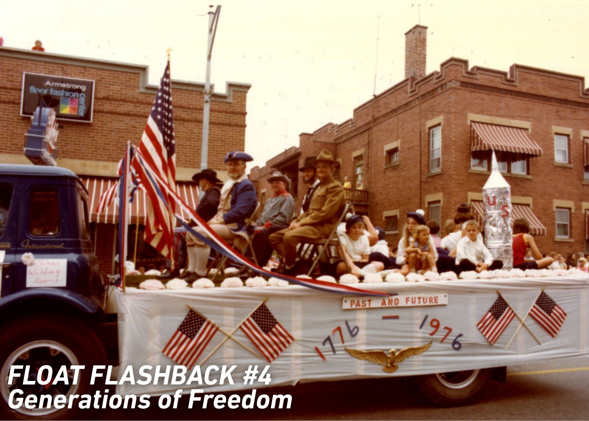 1976 Float Flashback 4 Generations of Freedom